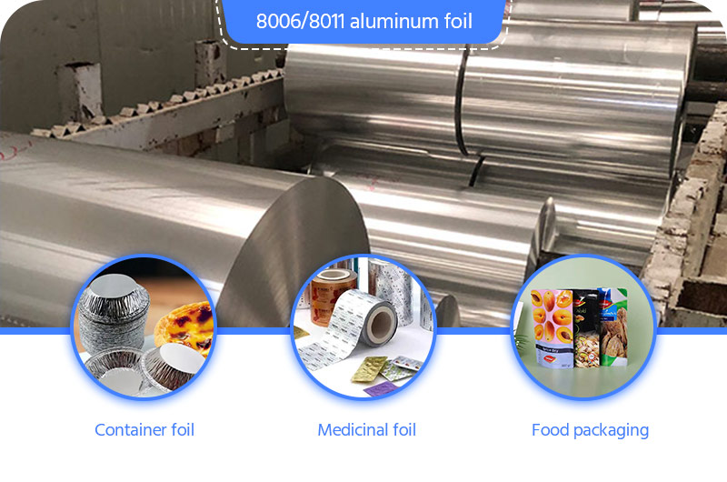 8006 8011 Aluminum foil